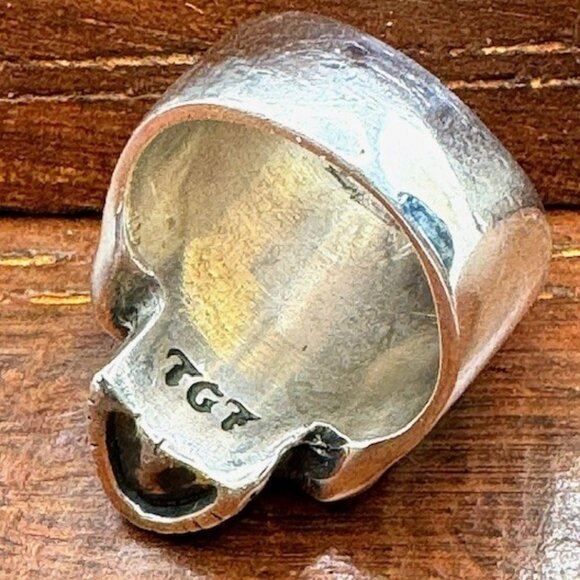 The Great Frog Star Eyes Skull Ring TGF sz 7 US - Picture 4 of 8